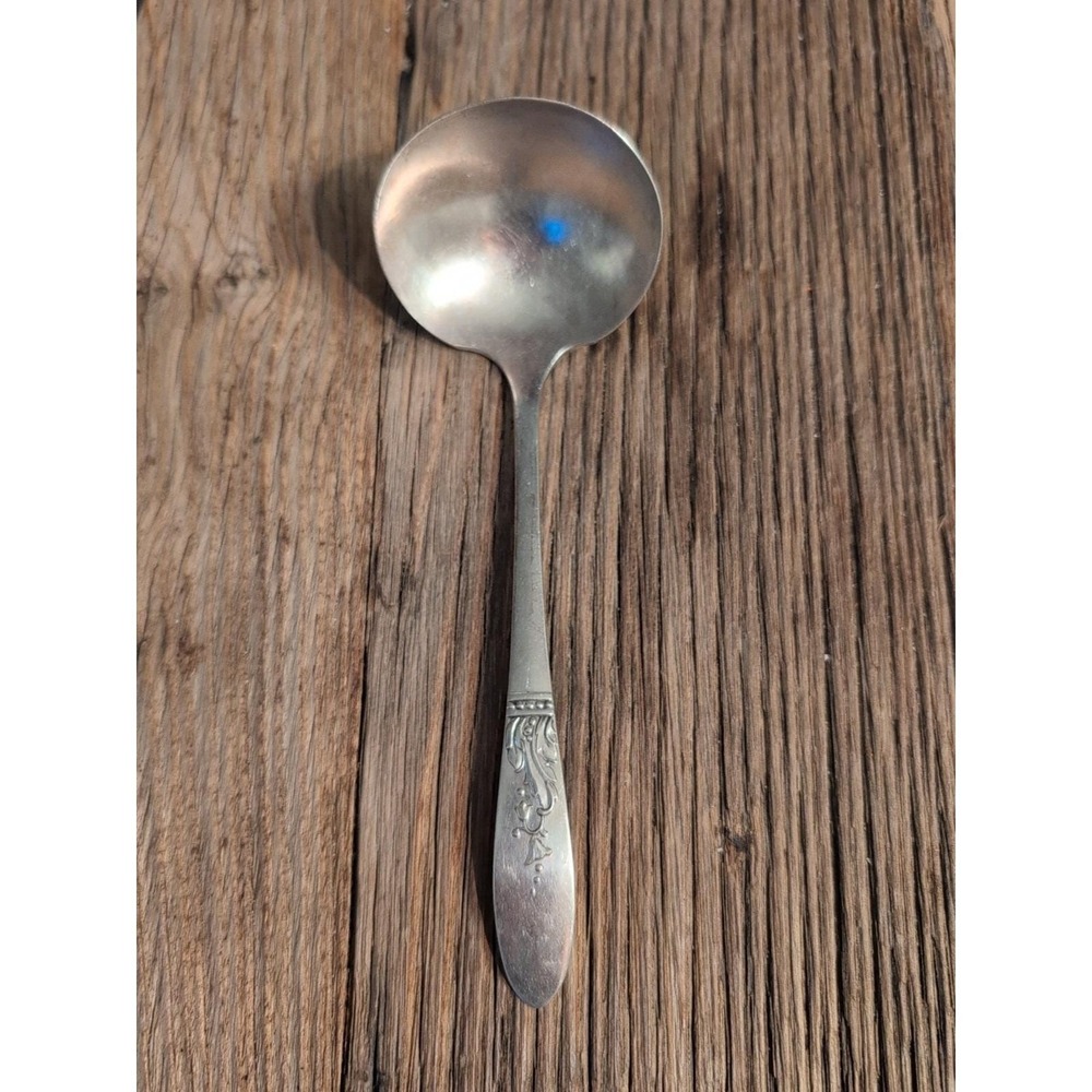 Vintage Simeon L & George H Rogers Presentation Silverplate Ladel 7.25"